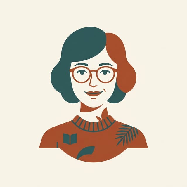 Illustrated portrait of Suzana, the FamQuest founder